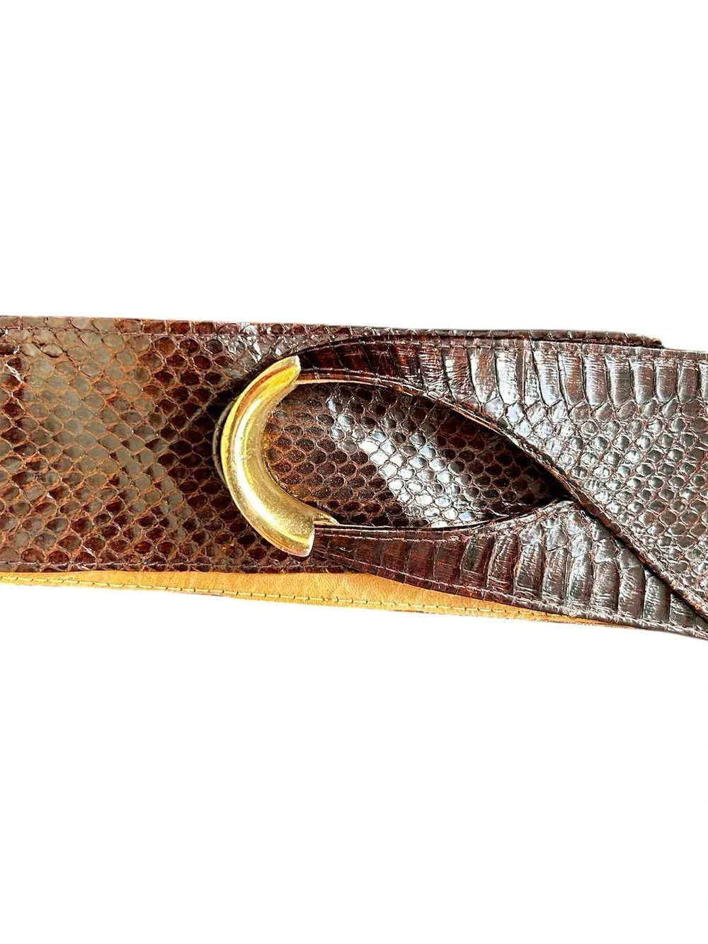 Vintage Snakeskin Belt